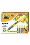 MARCADOR BIC AMARILLO HIGHLIGHTER GRIP 1.6 MM