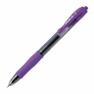 C/12 BOLIGRAFO PILOT G-2 VIOLETA PASTEL PUNTA 0,7MM