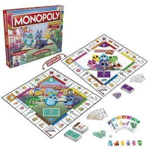 JUEGO DE MESA 2 EN 1 MONOPOLY JUNIOR