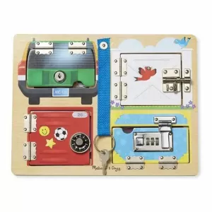 MELISSA & DOUG TABLERO CERRADURAS