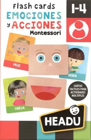 JUEGO EMOCIONES Y ACCIONES FLASH CARDS (1-4 AÑOS)