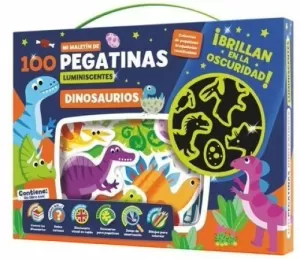 MALETIN PEGATINAS BRILLA OSCURIDAD DINOSAURIOS