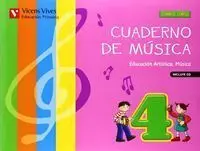 CUADERNO DE MÚSICA 4 + CD