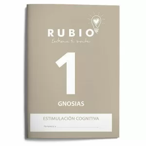 GNOSIAS 1 ESTIMULACIÓN COGNITIVA - RUBIO ENTRENA TU MENTE